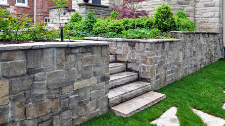 création de mur de soutènement près de Béthune